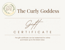 Load image into Gallery viewer, The Curly Goddess Gift Card