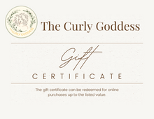 Load image into Gallery viewer, The Curly Goddess Gift Card
