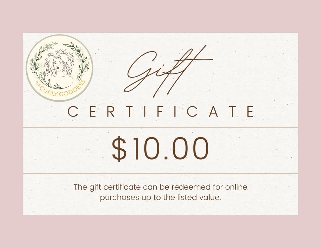 The Curly Goddess Gift Card
