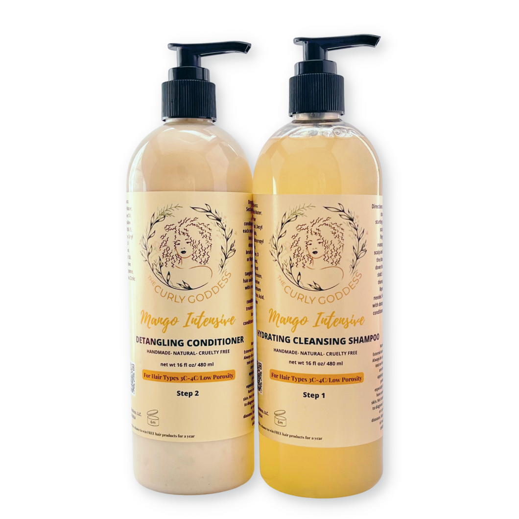 Hydrating Cleansing Shampoo & Detangling Conditioner Combo